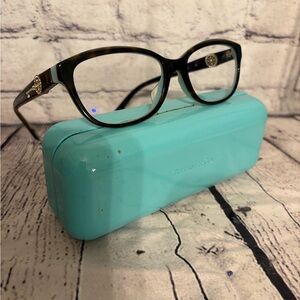 Tiffany & Co. Black Glasses with Case